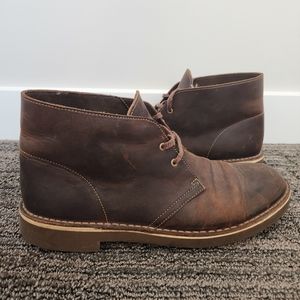 Clarks desert beeswax leather boots size 10